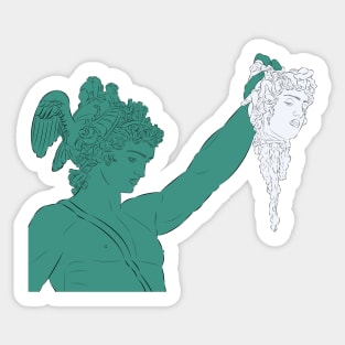 Perseus With The Head of Medusa Sticker